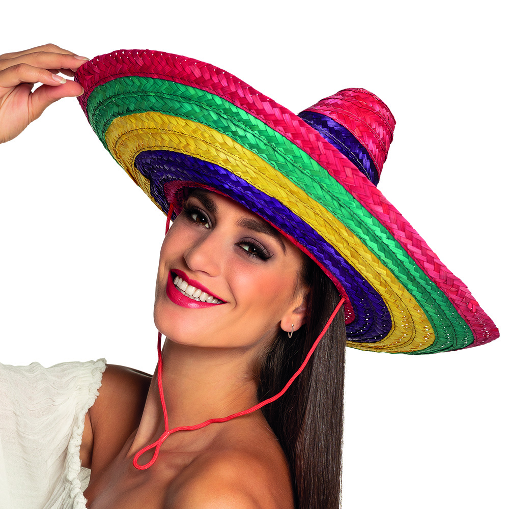 verkoop - attributen - Hoeden-diadeem - Sombrero multicolor